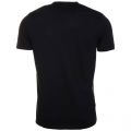 Mens French Navy Twill Jersey Panel S/s Tee Shirt 60724 by Fred Perry from Hurleys