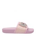 Girls Pink Maelle Bow Slides (26-35) 86025 by Lelli Kelly from Hurleys