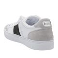 Mens White/Black Courtline Trainers 45780 by Lacoste from Hurleys