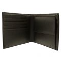 Mens Black Saffiano Bifold Wallet 11134 by Armani Jeans from Hurleys
