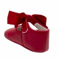 Baby Red Satin Bow Shoes (15-19) 75526 by Mayoral from Hurleys