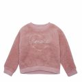 Girls Pink Amore Teddy Fleece Sweat Top 74848 by Mayoral from Hurleys