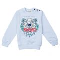 Baby Light Blue Tiger BB 2 Sweat Top 23611 by Kenzo from Hurleys