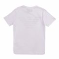 Boys White Branded S/s T Shirt 77641 by Emporio Armani from Hurleys