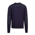 Mens Blue Black Grady Pocket Sweat Top 53912 by Parajumpers from Hurleys