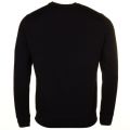 Mens Black Small Logo Crew Sweat Top 61307 by Armani Jeans from Hurleys