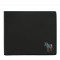 Mens Black Zebra Bifold Wallet 95767 by PS Paul Smith from Hurleys