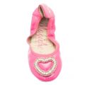 Girls Fuchsia Magiche Heart Shoes (24-35) 9225 by Lelli Kelly from Hurleys