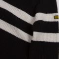Womens Black Quayle Stripe Knitted Jumper 46691 by Barbour International from Hurleys