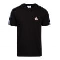 Mens Black Randy Tape S/s T Shirt 85475 by Pyrenex from Hurleys