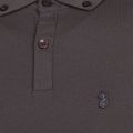 Mens Seal Grey New Bill Lion Embellished S/s Polo Shirt 96767 by Luke 1977 from Hurleys
