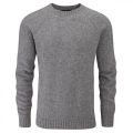 Mens Grey Marl Matlask Regular Crew Knitted Top 25188 by Henri Lloyd from Hurleys