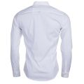 Mens White Custom Fit L/s Shirt 69678 by Armani Jeans from Hurleys