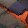 Mens Navy/Orange Tri Colour Padded Coat 30984 by Lacoste from Hurleys