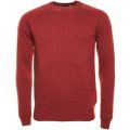 Mens Ruby Staple Lambswool Crew Knitted Jumper 70980 by Barbour from Hurleys