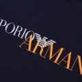 Mens Marine Megalogo S/s T Shirt 78160 by Emporio Armani Bodywear from Hurleys