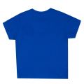 Toddler Blue Multi Logo S/s T Shirt 38265 by BOSS from Hurleys