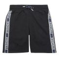 Boys Black Zabou Tape Sweat Shorts 107468 by Pyrenex from Hurleys