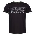 Athleisure Mens Black Tee 1 Logo S/s T Shirt 34361 by BOSS from Hurleys