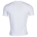Mens White Train Visibility Big Logo S/s Tee Shirt 6958 by EA7 from Hurleys