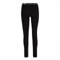Womens Black Branded Leggings 78275 by Emporio Armani Bodywear from Hurleys