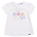 Girls White & Yellow Perfumes T Shirt & Leggings 22546 by Mayoral from Hurleys