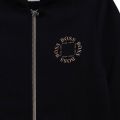 Boys Navy Triple Gold Hooded Zip Through Sweat Top 83911 by BOSS from Hurleys