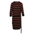 Womens Navy Stripe Knitted Jumper & Dress 48541 by PS Paul Smith from Hurleys