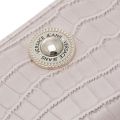 Womens Pink Croc Zip Around Purse 21826 by Versace Jeans from Hurleys