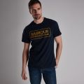 Mens Navy Essential Large Logo S/s T Shirt 46491 by Barbour International from Hurleys