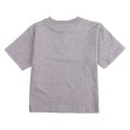 Boys Grey Melange Milano Logo S/s T Shirt 58466 by Moschino from Hurleys