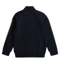 Boys Navy/Silver Embroidered Logo Sweat Jacket 76525 by BOSS from Hurleys