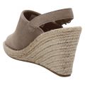 Womens Taupe Suede Monica Jute Wedges 59490 by Toms from Hurleys