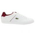 Mens White Fairlead Trainers 14351 by Lacoste from Hurleys