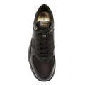 Mens Black Matador Leather Nylon Trainers 81470 by Android Homme from Hurleys