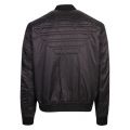 Mens Black Embroidered Eagle Padded Jacket 45649 by Emporio Armani from Hurleys