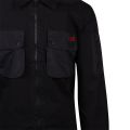 Mens Black Egildo Oversized Fit L/s Shirt 109939 by HUGO from Hurleys