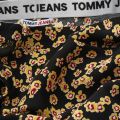 Womens Black Floral Printed Midi Skirt 79711 by Tommy Jeans from Hurleys