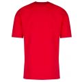 Mens Red Cut Logo Regular Fit S/s T Shirt 35237 by Love Moschino from Hurleys