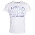 Mens White T-Diego-SL S/s T Shirt 25513 by Diesel from Hurleys