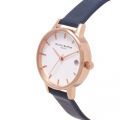 Womens Navy & Rose Gold Dandy Midi Dial Watch 72884 by Olivia Burton from Hurleys