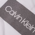 Mens Perfect White Flock Logo S/s T Shirt 38900 by Calvin Klein from Hurleys