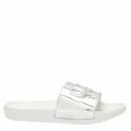 Womens Silver Royale Graphic Metallic Slides 39540 by UGG from Hurleys