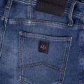 Mens Light Blue J14 Skinny Fit Fleece Jeans 91900 by Armani Exchange from Hurleys
