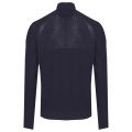 Casual Mens Dark Blue Karby Half Zip Knitted Top 34469 by BOSS from Hurleys