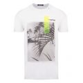 Mens White Beach Image S/s T Shirt 55481 by Replay from Hurleys