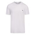 Mens White Basic Regular Fit S/s T Shirt