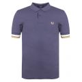 Mens Dark Airforce Bold Cuff S/s Polo Shirt 32016 by Fred Perry from Hurleys