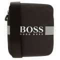 Mens Grey Pixel Cross Body Bag 9626 by BOSS from Hurleys