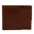 Mens Tan Breeze High Shine Leather Wallet 63526 by Ted Baker from Hurleys